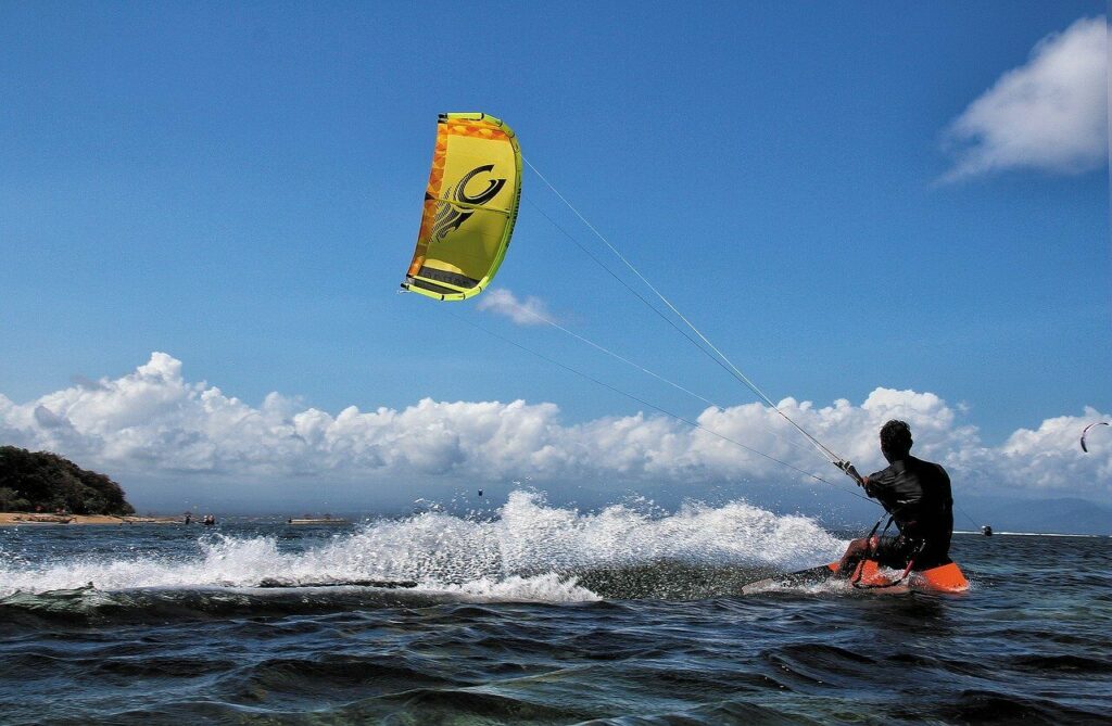 Kite Surfing Bali Sanur Aquatics Action Wind