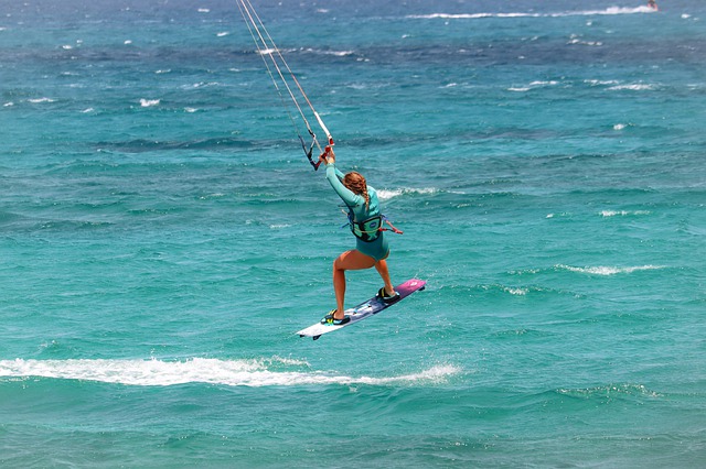 Kite Surfing Kitesurfer Kitesurfing Sports Athlete